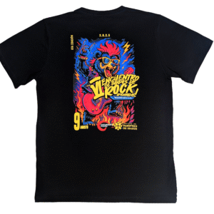 Camiseta Afiche Oficial – VI Encuentro de Bandas de Rock (Preventa)